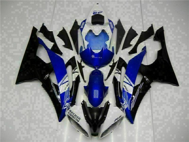 Azul Negro Kits Completo Carenado ABS R6 08-16 Azul Negro Kits Completo Carenado ABS R6 08-16