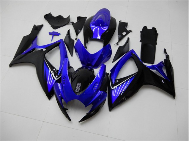 Azul Negro Kits Completo Carenado GSXR 600 / 750 K6 06-07