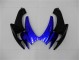 Azul Negro Kits Completo Carenado GSXR 600 / 750 K6 06-07
