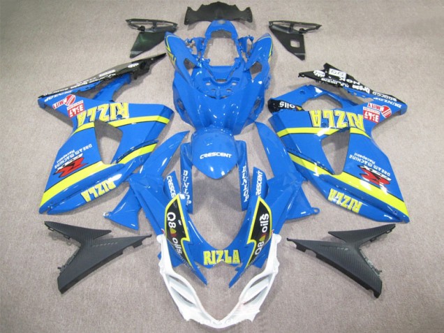 Azul Rizla Q8 Oils Carenado GSXR 1000 K9 09-16 Azul Rizla Q8 Oils Carenado GSXR 1000 K9 09-16