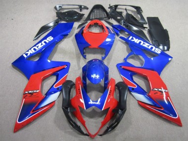 Azul Rojo Carenado GSXR 1000 K5 05-06