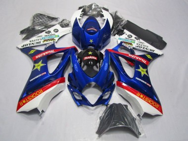 Azul Rojo Rockstar Carenado GSXR 1000 K7 07-08