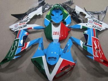 Azul Rojo Verde Motul Kits Carenado CBR 1000 RR 04-05