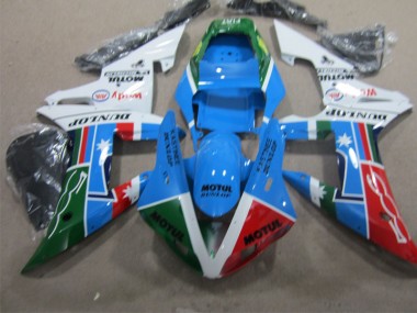 Azul Rojo Verde Motul Plástica CBR 1000 RR 04-05