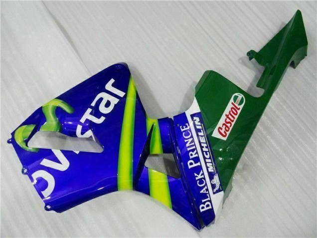 Azul Verde Movistar Castrol Carenado CBR 600 RR 03-04