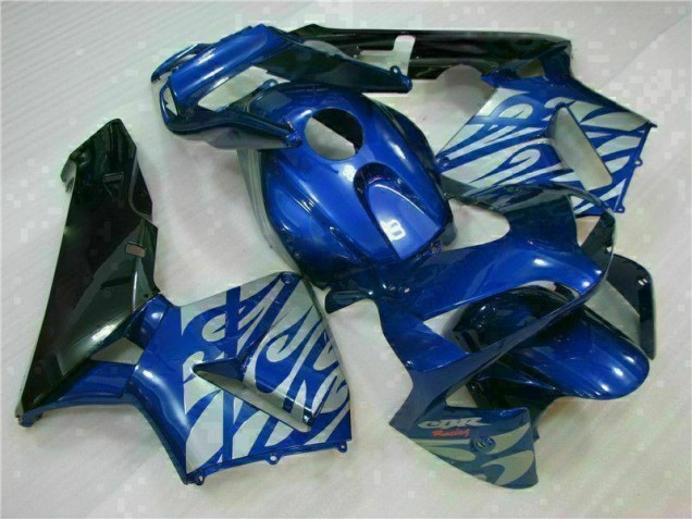 Azul con Plata Llama Carenado CBR 600 RR 03-04 Azul con Plata Llama Carenado CBR 600 RR 03-04