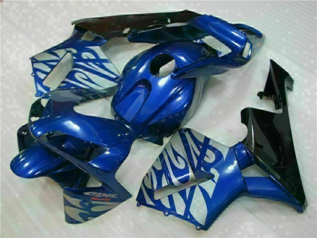 Azul con Plata Llama Carenado CBR 600 RR 03-04 Azul con Plata Llama Carenado CBR 600 RR 03-04