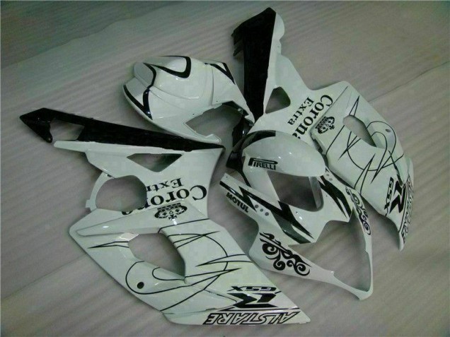 Blanco ABS Plástico GSXR 1000 K5 05-06 Blanco ABS Plástico GSXR 1000 K5 05-06