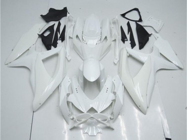 Blanco ABS Plásticos GSXR 600 / 750 K8 08-10
