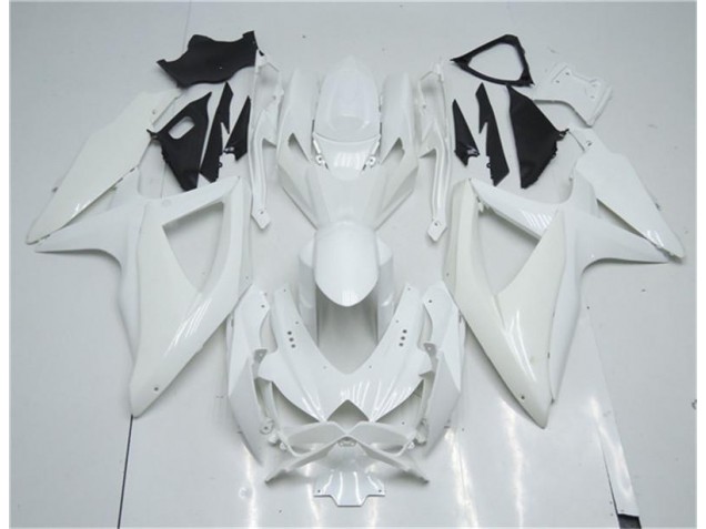 Blanco ABS Plásticos GSXR 600 / 750 K8 08-10