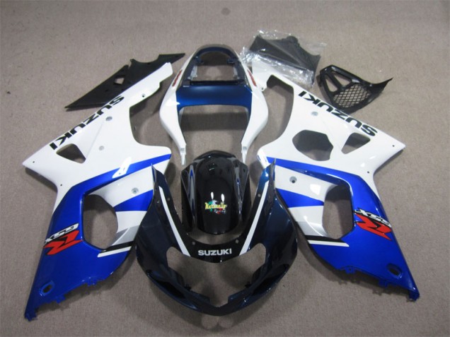 Blanco Azul Carenado GSXR 1000 K1 00-02 Blanco Azul Carenado GSXR 1000 K1 00-02