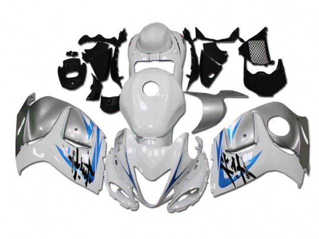 Blanco Azul Carenado GSXR 1300 Hayabusa 08-19 Blanco Azul Carenado GSXR 1300 Hayabusa 08-19