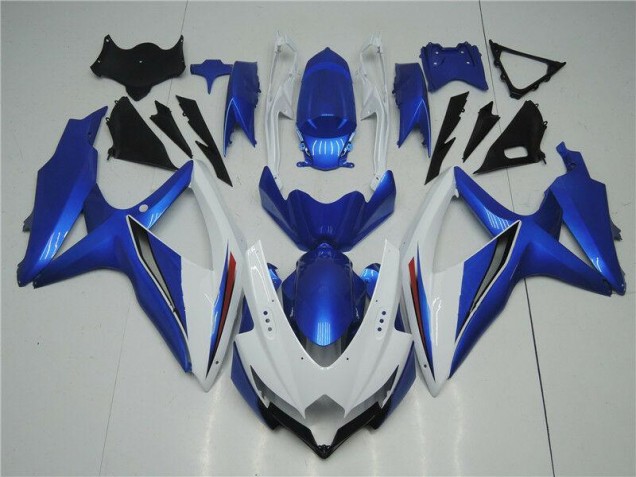 Blanco Azul Kit Carenado GSXR 600 / 750 K8 08-10 Blanco Azul Kit Carenado GSXR 600 / 750 K8 08-10