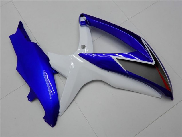 Blanco Azul Kit Completo Carenado GSXR 600 / 750 K8 08-10 Blanco Azul Kit Completo Carenado GSXR 600 / 750 K8 08-10
