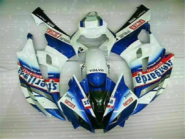 Blanco Azul Kit Completo Carenado R6 06-07 Blanco Azul Kit Completo Carenado R6 06-07