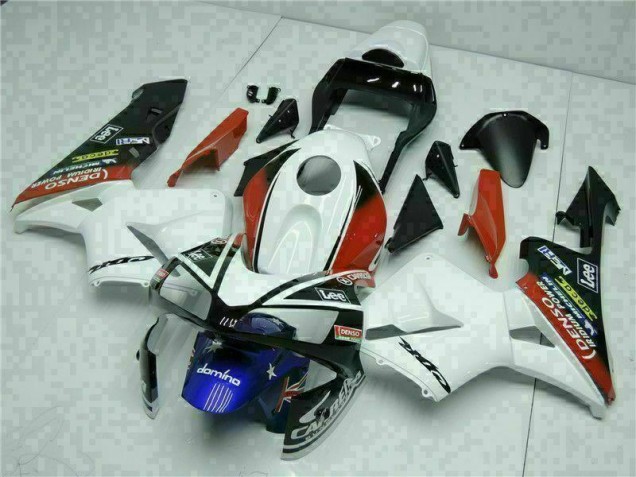 Blanco Azul Kits Completo Carenado CBR 600 RR 03-04 Blanco Azul Kits Completo Carenado CBR 600 RR 03-04