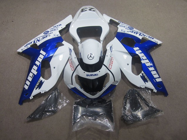 Blanco Azul Motul Carenado GSXR 750 K1 K2 K3 01-03 Blanco Azul Motul Carenado GSXR 750 K1 K2 K3 01-03