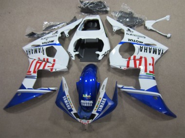 Blanco Azul Motul Fiat Carenado R6 03-05