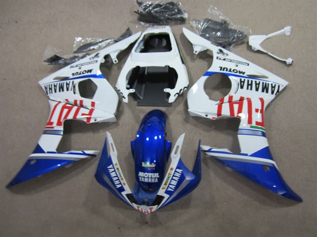 Blanco Azul Motul Fiat Carenado R6 03-05