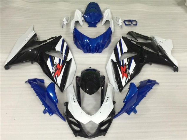 Blanco Azul Negro Carenados GSXR 1000 K9 09-16 Blanco Azul Negro Carenados GSXR 1000 K9 09-16