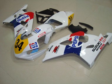 Blanco Azul Pepsi 34 Carenado GSXR 750 K4 04-05