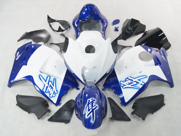 Blanco Azul Plástica GSXR 1300 Hayabusa 96-07 Blanco Azul Plástica GSXR 1300 Hayabusa 96-07