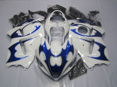 Blanco Azul Plástico GSXR 1300 Hayabusa 96-07