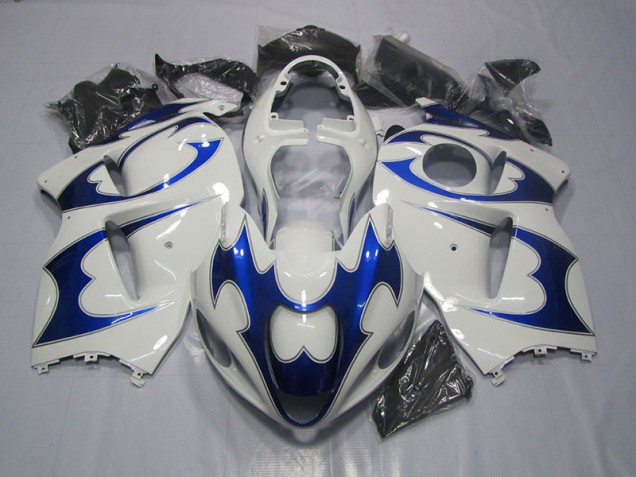 Blanco Azul Plástico GSXR 1300 Hayabusa 96-07 Blanco Azul Plástico GSXR 1300 Hayabusa 96-07