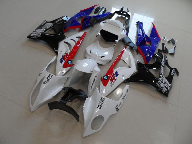 Blanco Azul Rojo Becker Carbon Carenado S1000RR 09-14 Blanco Azul Rojo Becker Carbon Carenado S1000RR 09-14