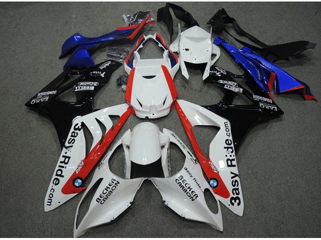 Blanco Azul Rojo Carenado S1000RR 09-14