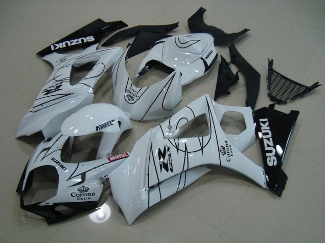 Blanco Corona Carenado GSXR 1000 K7 07-08 Blanco Corona Carenado GSXR 1000 K7 07-08