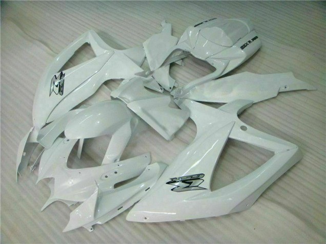 Blanco Kits Completo Carenado ABS GSXR 600 / 750 K8 08-10 Blanco Kits Completo Carenado ABS GSXR 600 / 750 K8 08-10