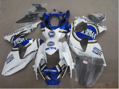 Blanco Lucky Strike Azul Motul Carenado GSXR 1000 K9 09-16