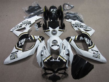 Blanco Lucky Strike Negro Motul Carenado GSXR 600 K8 08-10