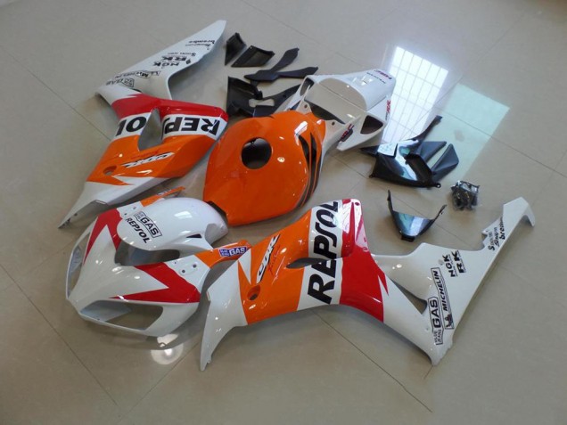 Blanco & Naranja Repsol Carenado CBR 1000 RR 06-07 Blanco & Naranja Repsol Carenado CBR 1000 RR 06-07