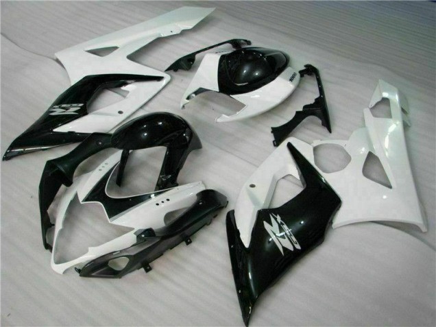 Blanco Negro ABS Kits Carenado GSXR 1000 K5 05-06 Blanco Negro ABS Kits Carenado GSXR 1000 K5 05-06