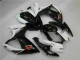Blanco Negro ABS Plástica GSXR 600 / 750 K6 06-07 Blanco Negro ABS Plástica GSXR 600 / 750 K6 06-07