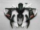 Blanco Negro ABS Plástica GSXR 600 / 750 K6 06-07 Blanco Negro ABS Plástica GSXR 600 / 750 K6 06-07