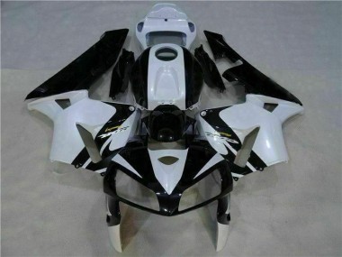 Blanco Negro ABS Plástico CBR 600 RR 05-06