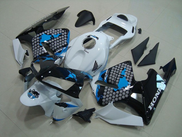 Blanco Negro Azul Carenados CBR 600 RR 03-04