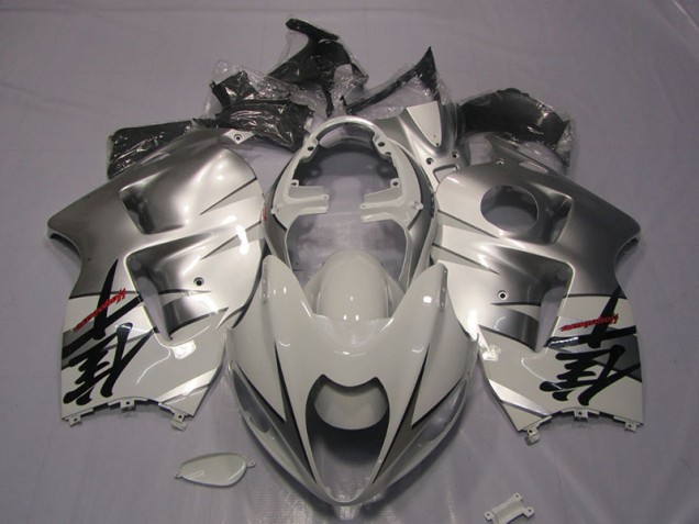 Blanco Negro Calcomanía Carenado GSXR 1300 Hayabusa 96-07 Blanco Negro Calcomanía Carenado GSXR 1300 Hayabusa 96-07