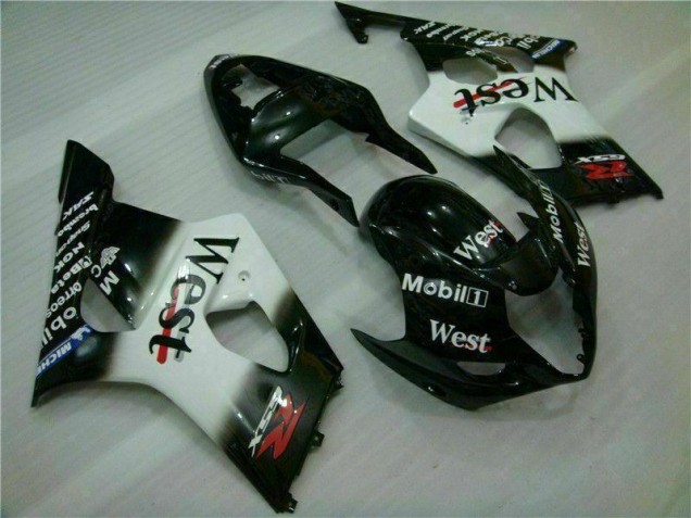 Blanco Negro Carrocería GSXR 1000 K3 03-04 Blanco Negro Carrocería GSXR 1000 K3 03-04