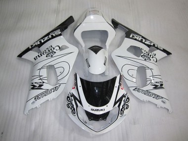 Blanco Negro Corona Extra Carenado GSXR 600 K1 K2 K3 01-03
