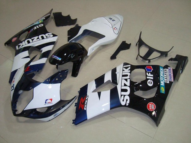 Blanco Negro Elf Carenado GSXR 1000 K3 03-04 Blanco Negro Elf Carenado GSXR 1000 K3 03-04