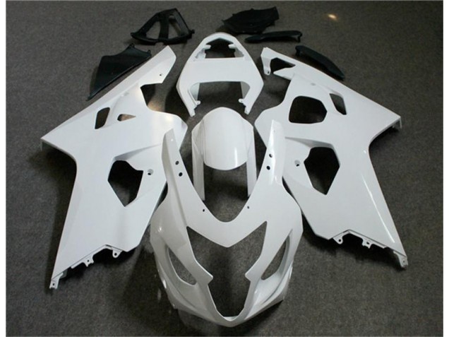 Blanco Negro Inyección Kit Carenado GSXR 600 / 750 K4 04-05 Blanco Negro Inyección Kit Carenado GSXR 600 / 750 K4 04-05