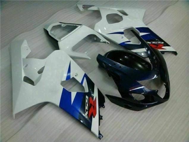 Blanco Negro Inyección Kits Carenado GSXR 600 / 750 K4 04-05 Blanco Negro Inyección Kits Carenado GSXR 600 / 750 K4 04-05
