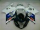 Blanco Negro Inyección Kits Carenado GSXR 600 / 750 K4 04-05 Blanco Negro Inyección Kits Carenado GSXR 600 / 750 K4 04-05