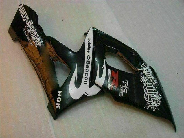 Blanco Negro Kit Carenado GSXR 1000 K5 05-06 Blanco Negro Kit Carenado GSXR 1000 K5 05-06