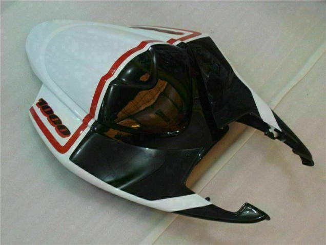 Blanco Negro Kit Carenado GSXR 1000 K5 05-06 Blanco Negro Kit Carenado GSXR 1000 K5 05-06