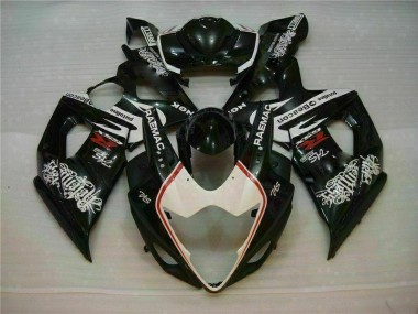 Blanco Negro Kit Carenado GSXR 1000 K5 05-06